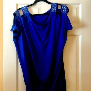 Blue semi formal dress, XL